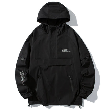 2023 men streetwear jackets and coats hip hop harajuku mens windbreaker overcoat mens clothing unique default style 642