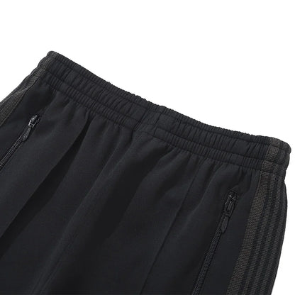 best quality embroidery logo new pants men woman side edge weaving stripe drawstring loose casual grey motion trousers unique default style 4966