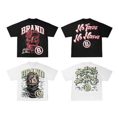 Harajuku no face no name graphic t shirts vintage oversized t shirt gothic pro choice streetwear y2k tops goth men clothing Street King Limited