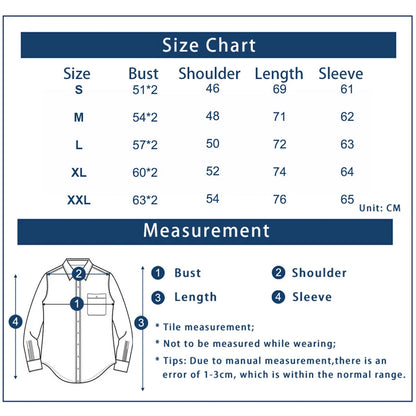 Amekaji Vintage Embroidered Long Sleeve Tooling Shirt Men Spring Autumn New Workwear Lapel Multi-pocket Cargo Shirt Cardigan Top Street King Limited