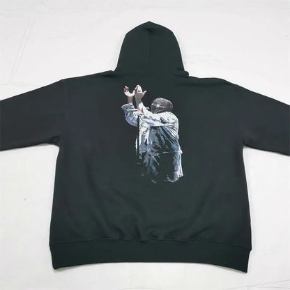 New KANYE west PLAYBOI CARTI WHOLE Destroy Lonely Pullover Hoodies Hoody hooded Sweatshirts velvet Cotton Thick Fleece US #326 Street King Limited