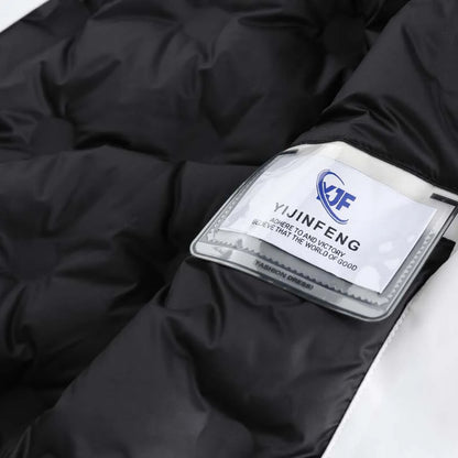 Men's Down Jackets 2023 Winter Outdoor Functional 90% White Duck Down Jacket Warm Cargo Coat Thick Outwear Hip Hop Streetwear Street King Limited
