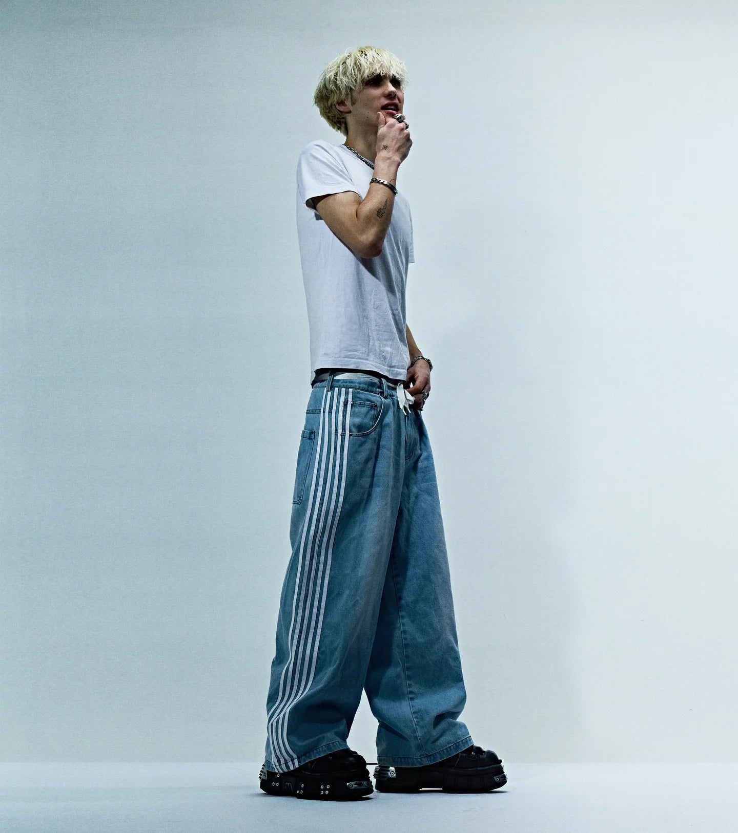 simplicity vintage baggy black jeans denim gym 2024 new pants mens womens harajuku casual pants y2k new high waist men clothing unique jeans style 3954