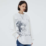 "Fallen King" Unisex Men Women Streetwear Graphic Sweatshirt Daulet Apparel