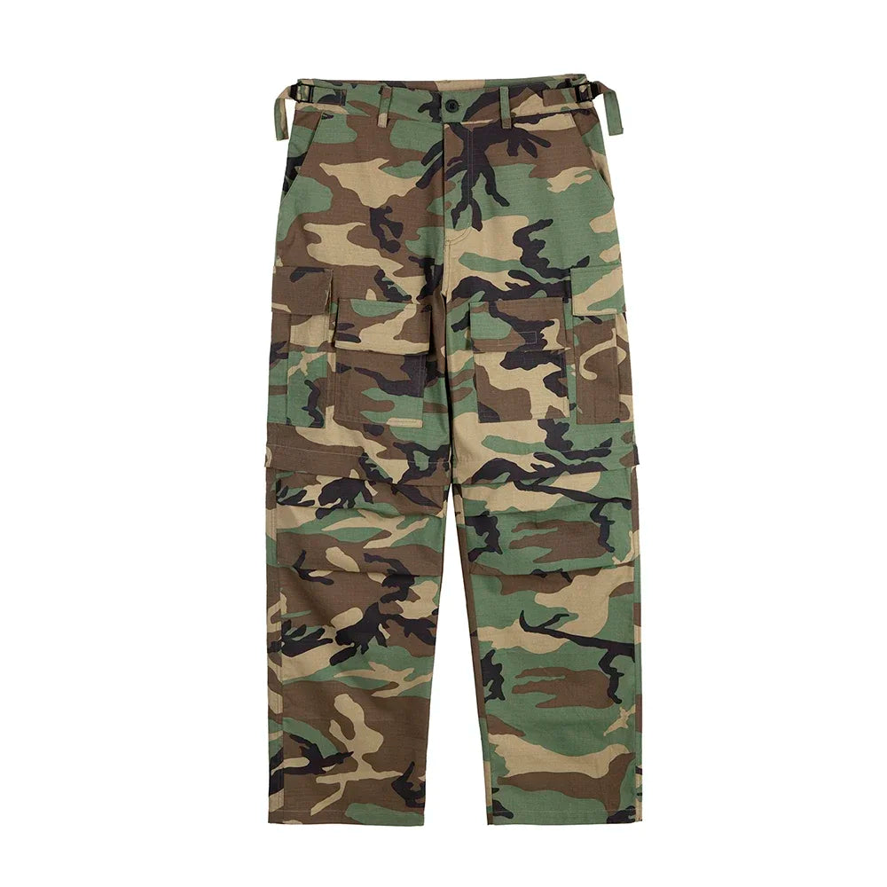y2k knee detachable multi pockets camouflage cargo pants mens streetwear patchwork baggy overall ropa hombre oversized trousers military streetwear pants