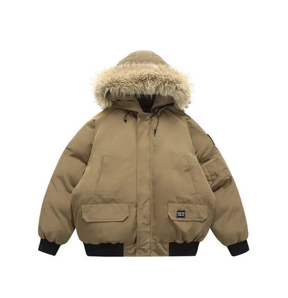 men winter streetwear loose casual fashion cotton padded hooded parkas bomber jacket women oversize thicken coat outerwear unique default style 991