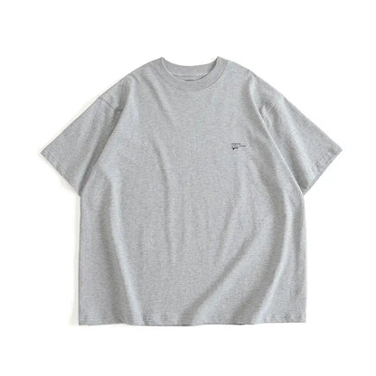 Summer Korean style loose simple short sleeved T shirt men casual y2k street solid color Harajuku round neck half sleeved top Street King Limited