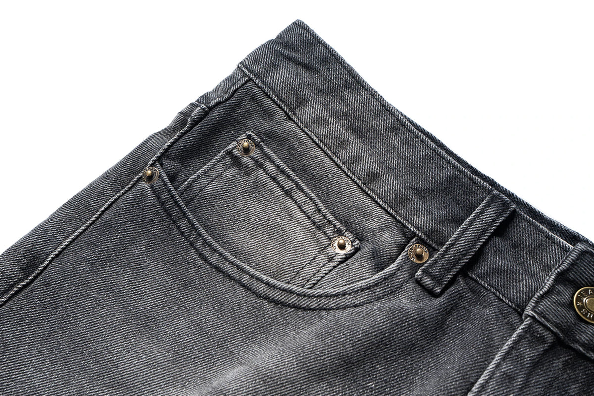 New Black Gray Washed Casual Baggy Jeans for Men and Women Straight Loose Oversized Cargos Hip Hop Frayed Hole Denim Trousers Street King Limited