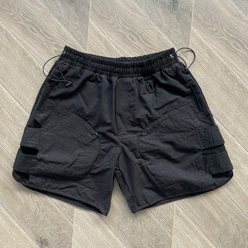 Whoisjacow High Quality 1:1 Men's Workwear hollowed out layered functional sports shorts Street King Limited