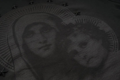New 2022 Novelty Men Stereo Star Virgin Mary Halo Hoodies Hoody hooded Sweatshirts velvet Cotton Drake Thicken Fleece #E36 Street King Limited