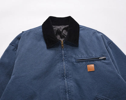 casual loose cargo jacket mens lapel spliced long sleeve retro autumn winter outerwear men unique cargo style 199
