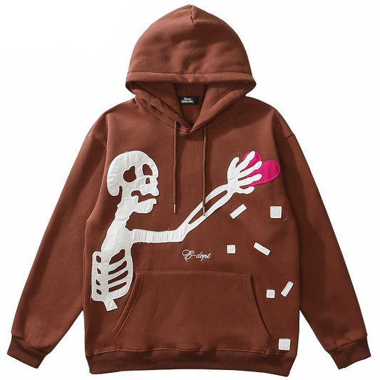 "Catch The Falling" Unisex Men Women Streetwear Graphic Hoodie Daulet Apparel