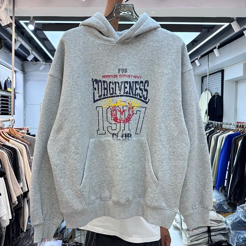 Printed fleece hoodie Street King Limited