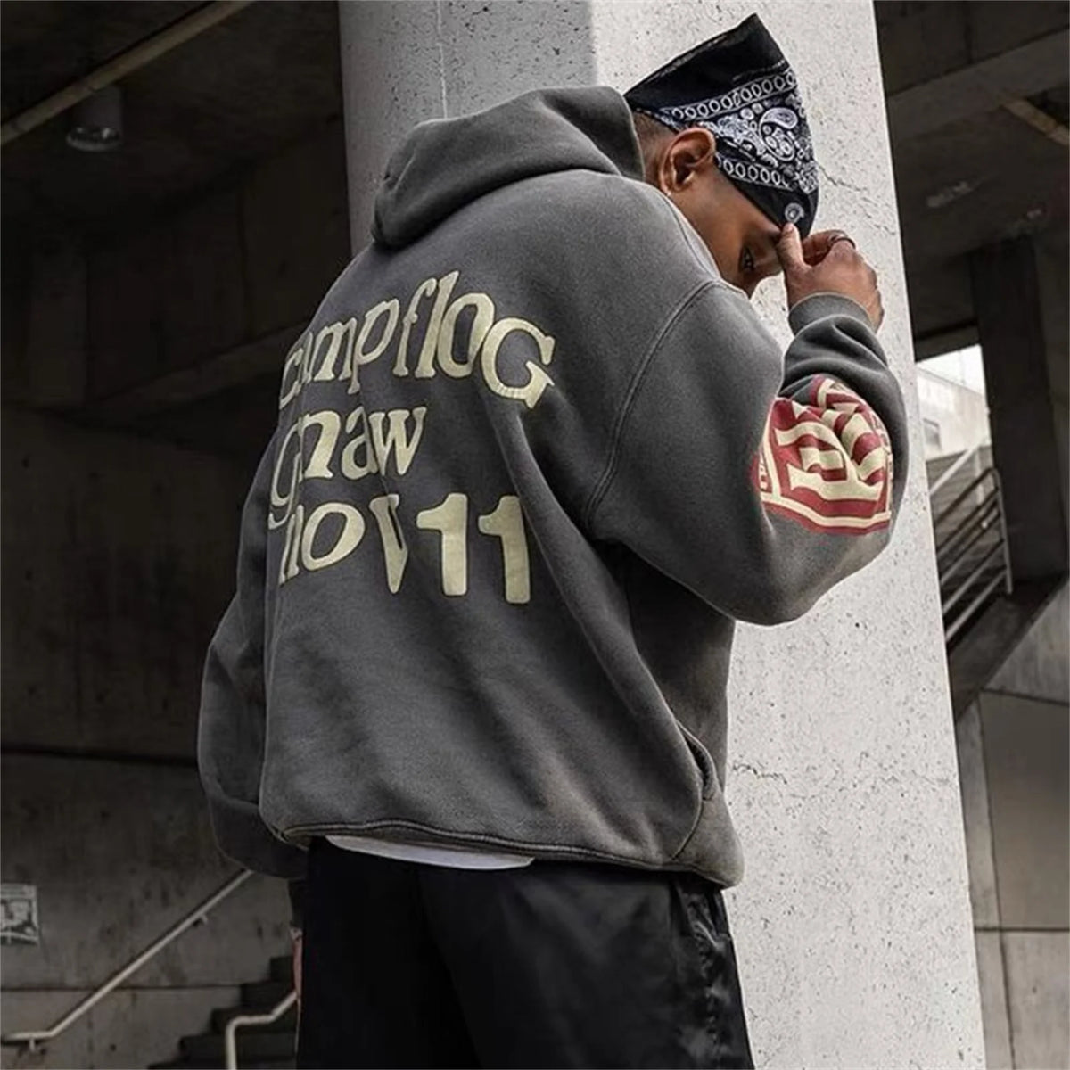 CPFM KANYE 1:1 Correct High Version Letter Heart Print High-Street Hip-Pop Cotton Loose Casual Hoodies Street King Limited