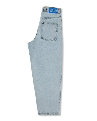 retro blue hip hop big boy jeans y2k pants streetwear gothic cartoon embroidery baggy jeans punk rock high waist wide trouser unique jeans style 3639