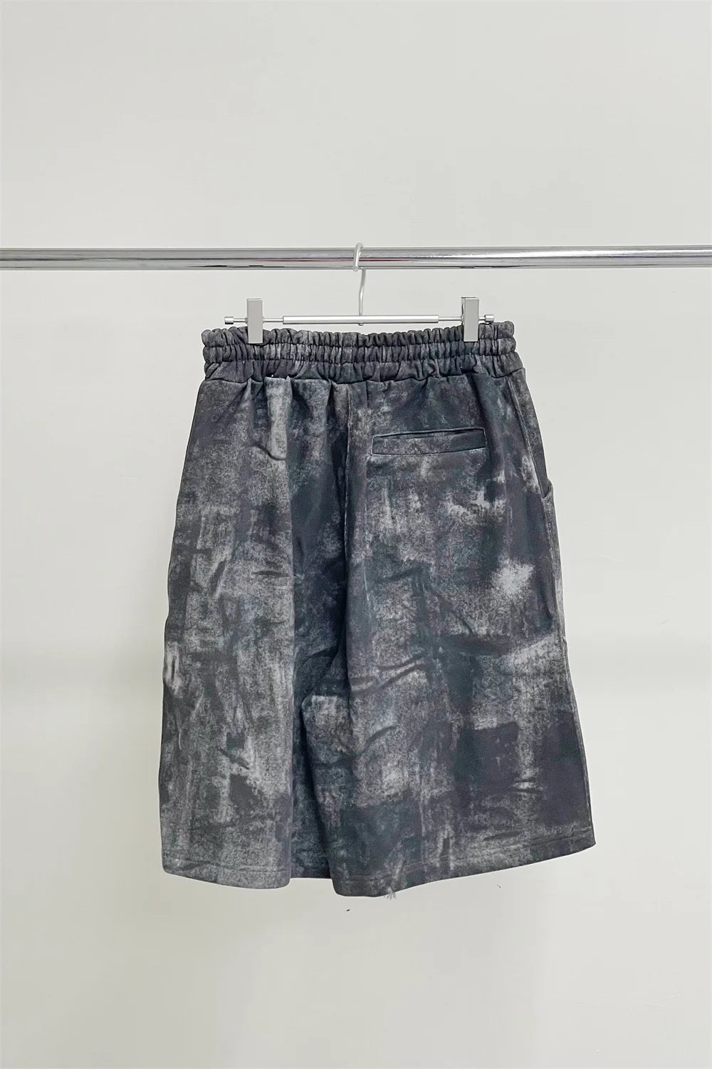 Undermycar 2024 Trendy Brand Drawstring Graffiti Pure Cotton Loose Fat Shorts Street King Limited