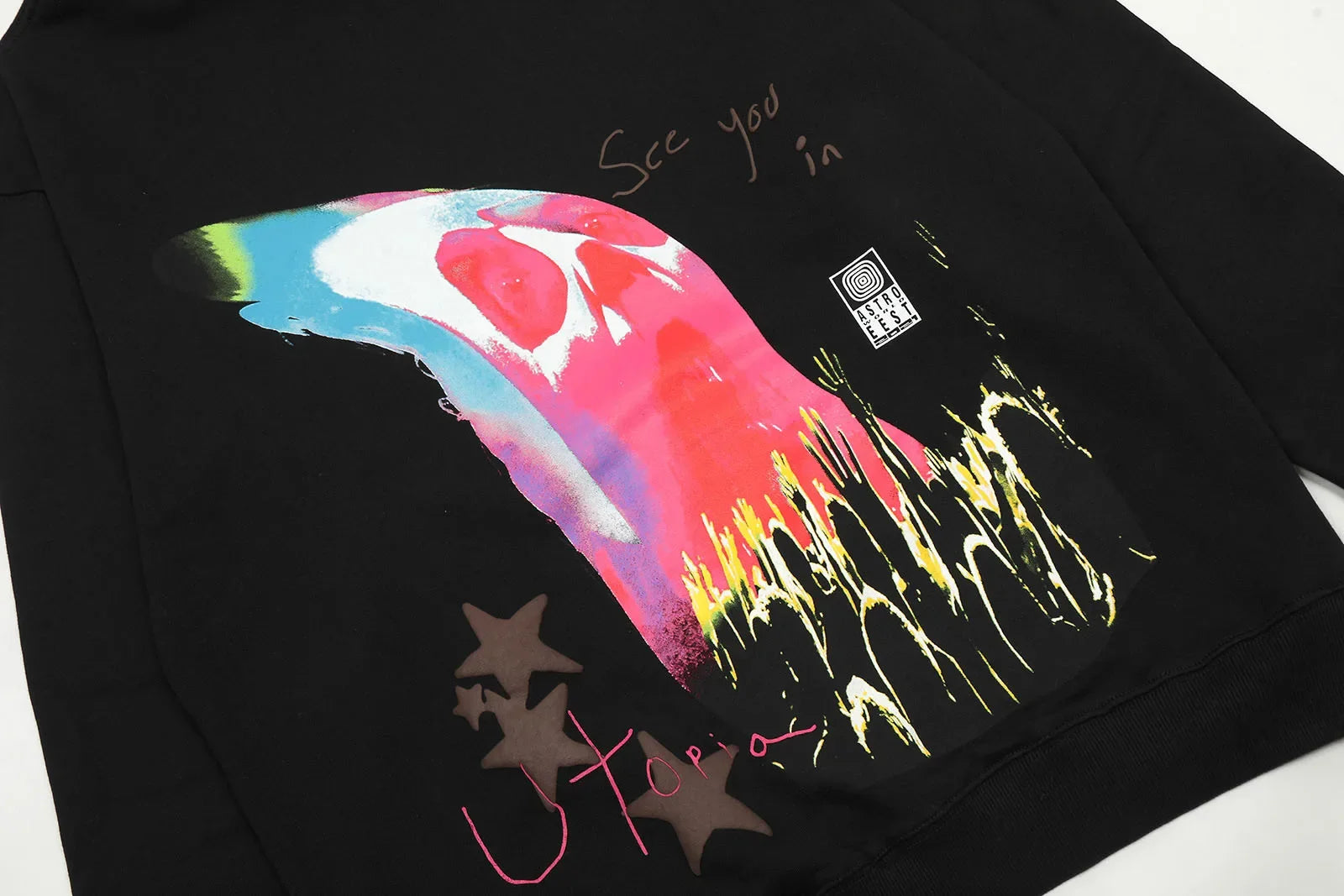 Y2k Cactus Jack Stars Puff Print Hooded Hoodies for Men and Women Streetwear Ropa Hombre Sudaderas Oversized Sweatshirts Street King Limited