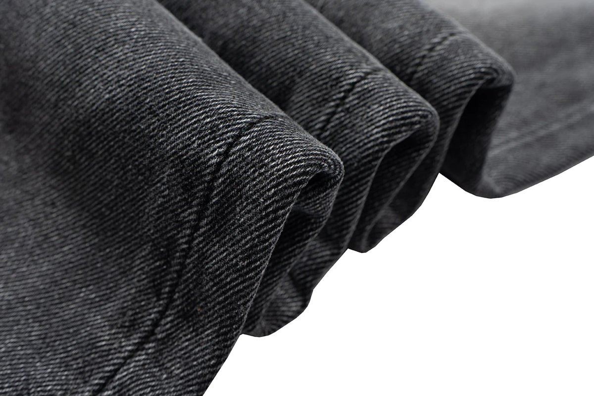 New Black Gray Washed Casual Baggy Jeans for Men and Women Straight Loose Oversized Cargos Hip Hop Frayed Hole Denim Trousers Street King Limited