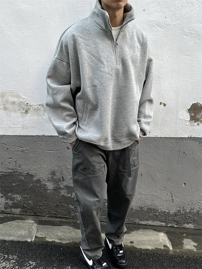 Vintage Layered Fashion Hoodie High-Street Favorite