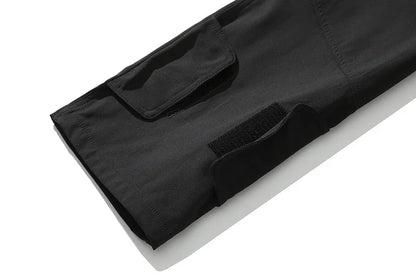 high new luxury men 2023 under my car zip up comfortable nylon workwear parkour tactical function casual pants sports cargo 484 unique cargo style 1043
