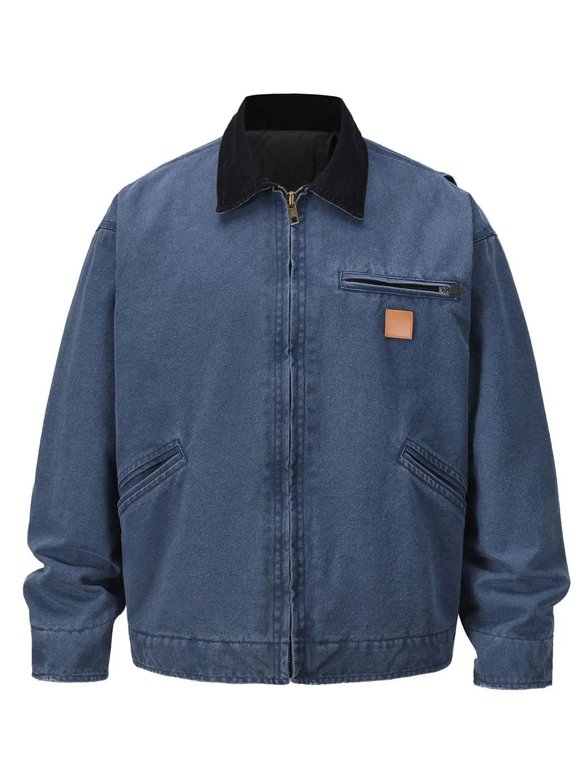 casual loose cargo jacket mens lapel spliced long sleeve retro autumn winter outerwear men combat utility trousers