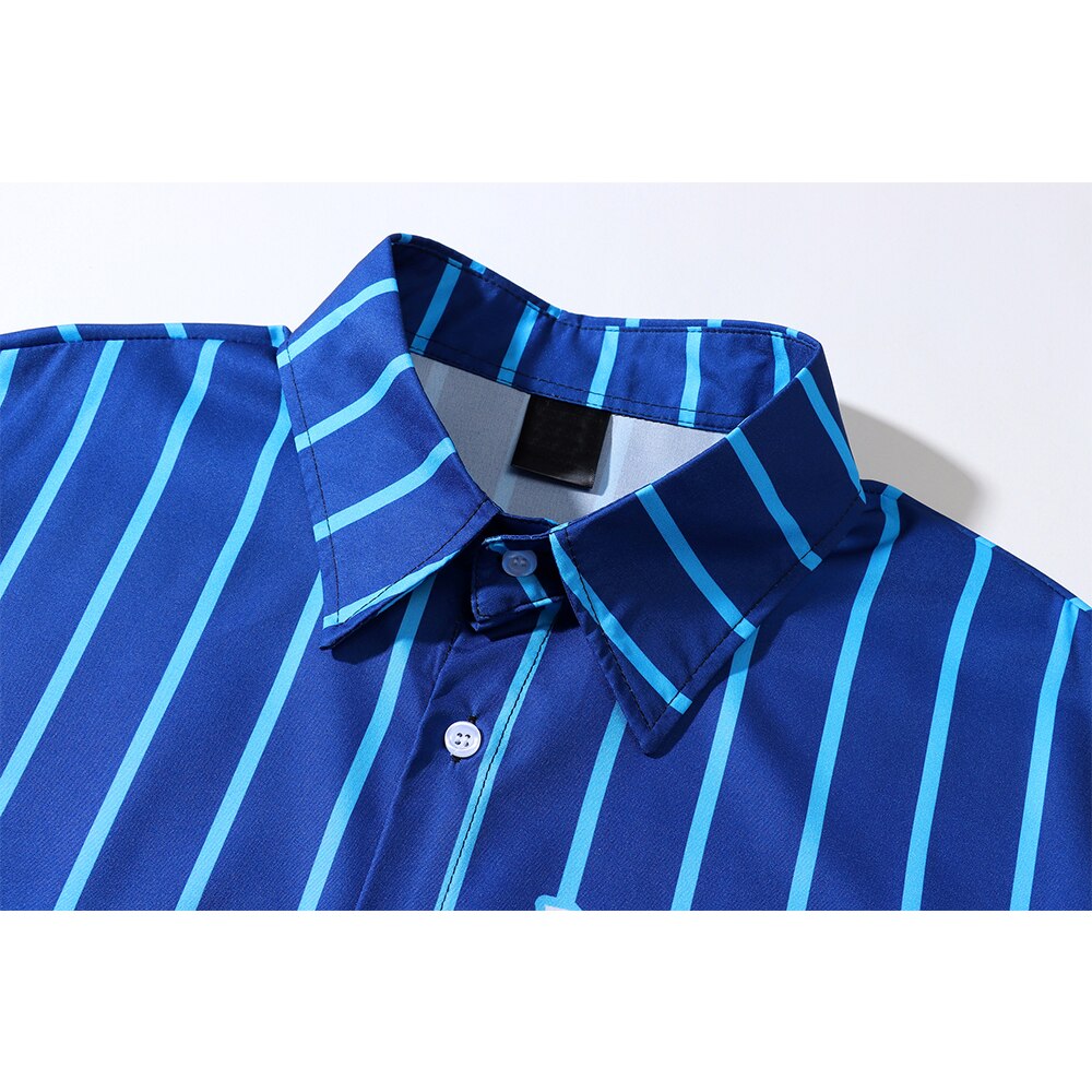 "Wonder Stripe" Unisex Men Women Streetwear Graphic Shirt Daulet Apparel