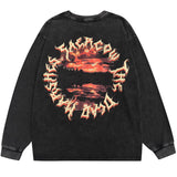 "Warm Skies" Unisex Men Women Streetwear Graphic Sweatshirt Daulet Apparel