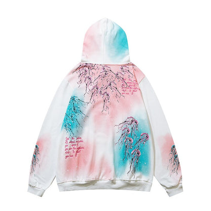"Space Bound" Unisex Men Women Streetwear Graphic Hoodie Daulet Apparel
