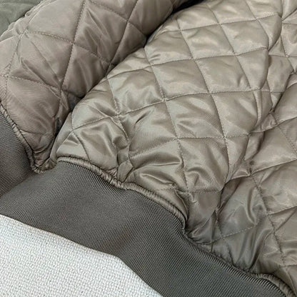 2024AW new cotton dress solid color hooded multi-pocket jacket Street King Limited