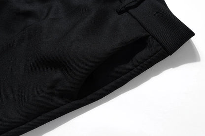 New Black Color Straight Boot Cut for Men Streetwear Loose Baggy Suit Pants Ropa Hombre Oversized Casual Flare Trousers Street King Limited