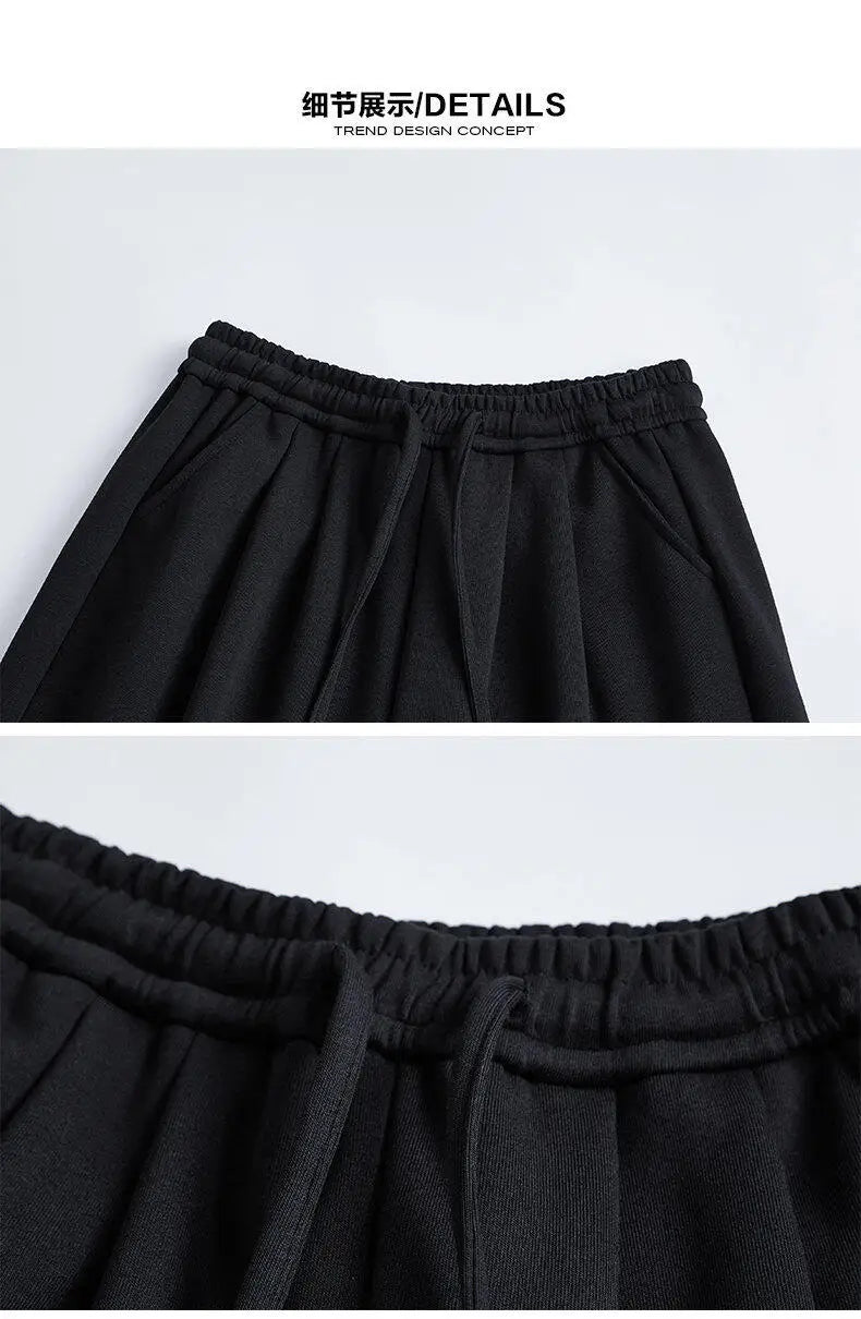 men women loose casual streetwear fashion wide leg sport pants jogger sweatpants hip hop trousers baggy pants unique joggers style 1592