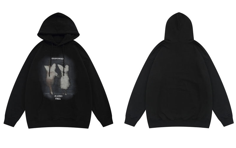 "Caught In Action" Unisex Men Women Streetwear Graphic Hoodie Daulet Apparel