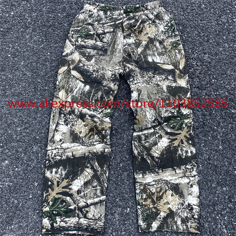 new autumn vintage straight leg casual functional work pants american high street heavyweight washed worn tactical pants clothes unique default style 1632
