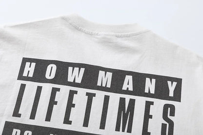 New SAINT T Shirt Letter Printing Summer Good Quality Men Woman Loose Casual Versatile Lovers Vintage Tops Tee Street King Limited