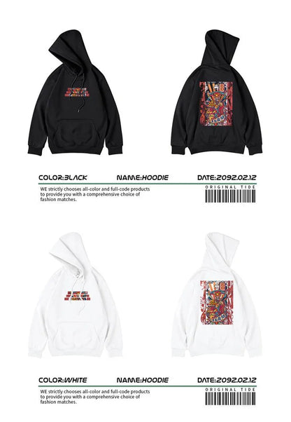 Men's Funny The God Of Wealth Graphic Hoodies 2025 Autumn Hip Hop Print Sweatshirts Hombre Y2K Streetwear Pullovers Hoodie Street King Limited