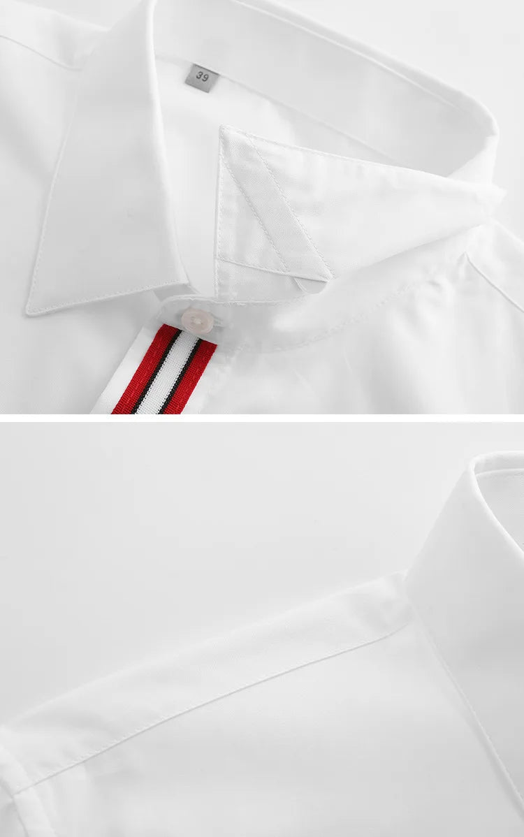 New 2021 Luxury Men Classic Embroidered bee stripe Ribbon Fashion Cotton Casual Shirts Shirt High Quality Short Sleeves A65 Street King Limited
