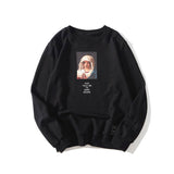 "Virgin Mary" Unisex Men Women Streetwear Graphic Sweatshirt Daulet Apparel