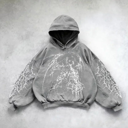 Harajuku hoodie y2k tops oversized sweatshirt shining angel hoodies women goth new couples goth streetwear gothic clothes Street King Limited