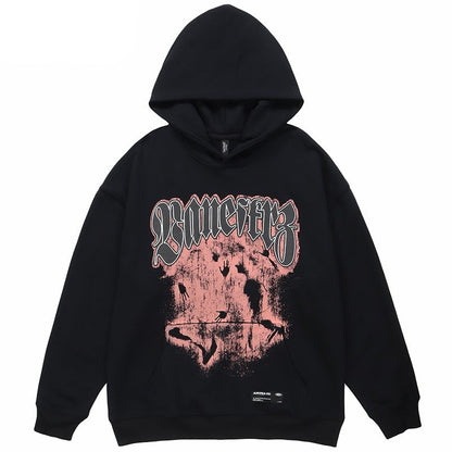 "Black Market" Unisex Men Women Streetwear Graphic Hoodie Daulet Apparel