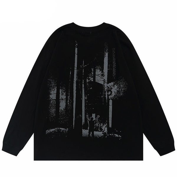 "Lost City" Unisex Men Women Streetwear Graphic Sweatshirt Daulet Apparel