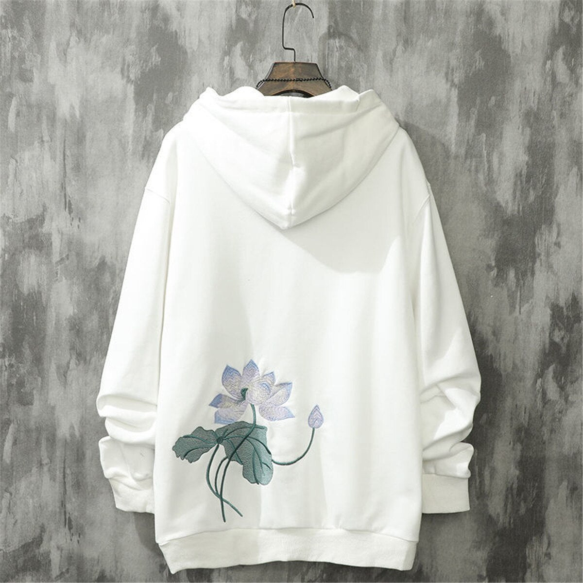 Black Harajuku Embroidery Hoodie Casual Cartoon Bird Sweatshirt Streetwear Autumn High Street Japan Ulzzang Male Cool Tops Boys Daulet Apparel