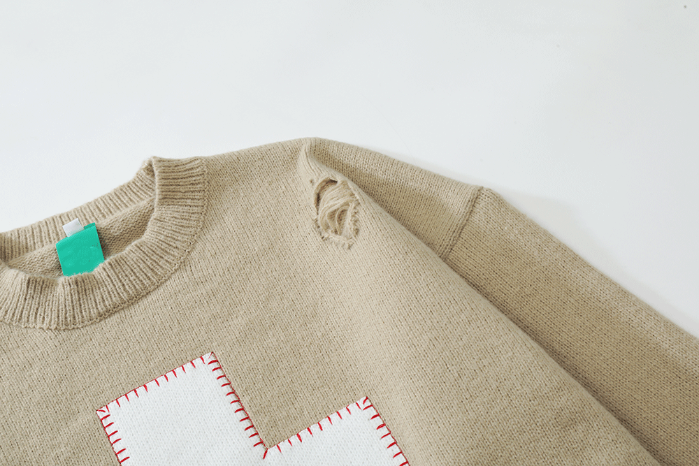 New 2022 Men Luxury Gothic Winter gentleman Cross Holes Knit Casual Sweaters pullover Asian Size High Street Drake R020 Street King Limited