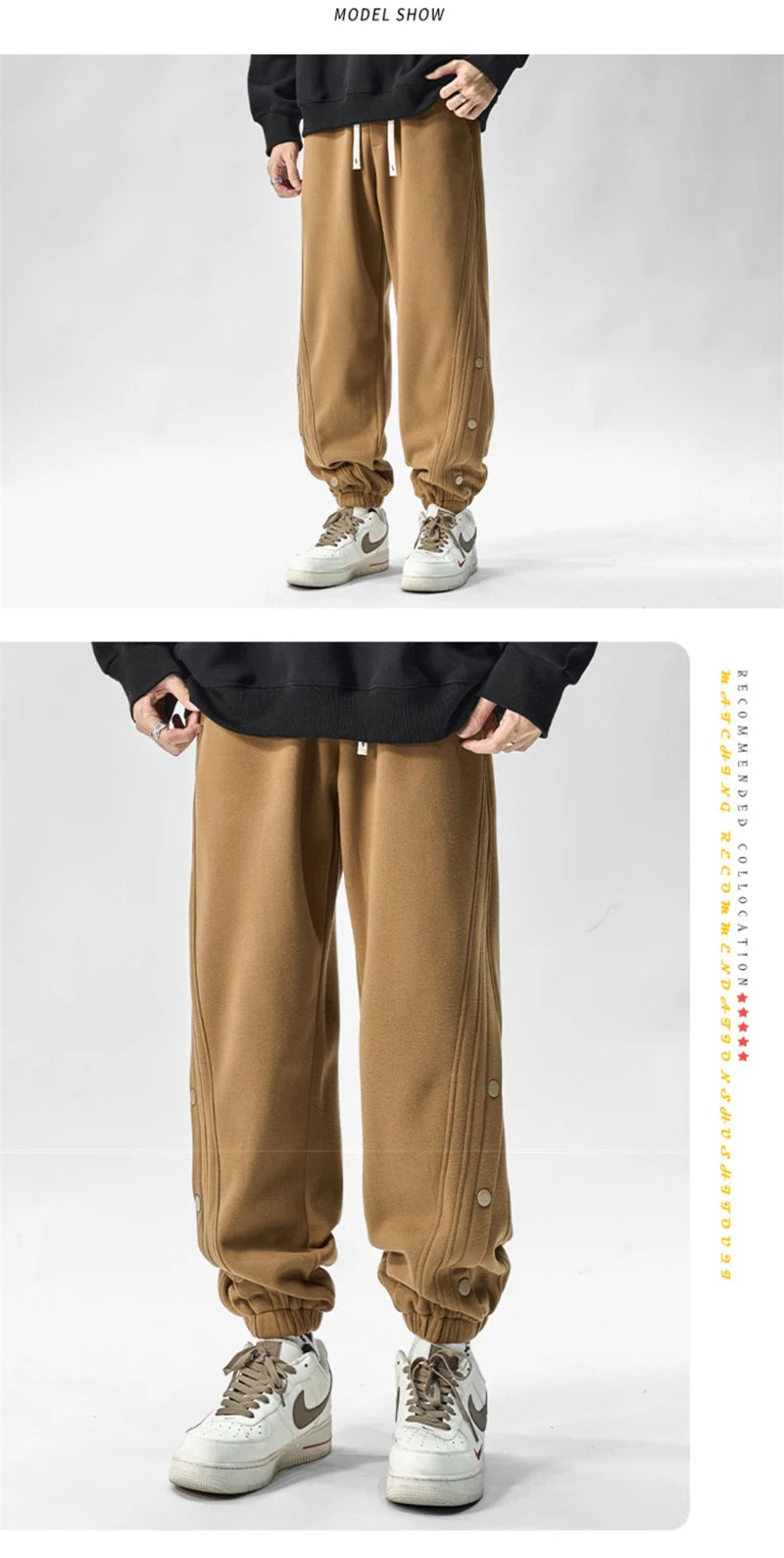 autumn casual joggers sports pants mens high street baggy breasted trousers 2024 new harajuku fashion y2k gym sweatpants unique joggers style 9