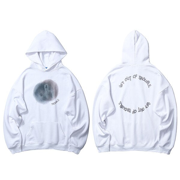 "Caught In The Mist" Unisex Men Women Streetwear Graphic Hoodie Daulet Apparel