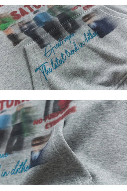 Skatercore Flame Bold Hoodie Layered Streetwear Staple