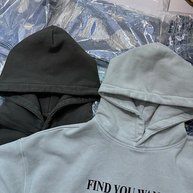 Monogrammed fleece hoodie Street King Limited