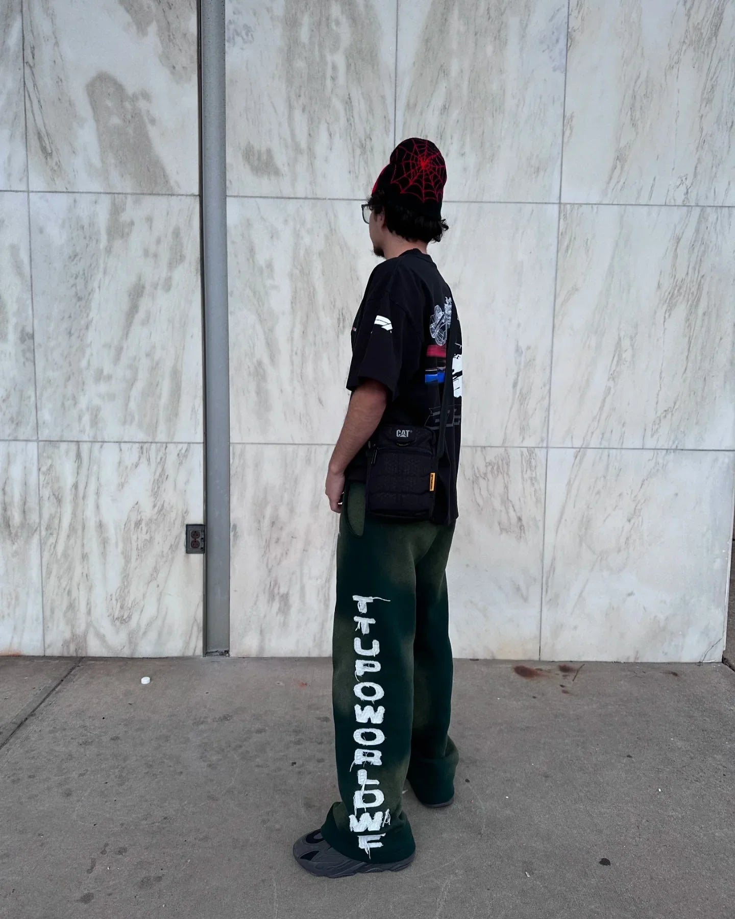 Spring and Autumn Alphabet Pattern Embroidered Pattern Casual Pants Women Y2K Street Hip Hop Harajuku High Waist Wide Leg Pants Street King Limited