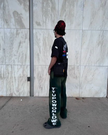 Spring and Autumn Alphabet Pattern Embroidered Pattern Casual Pants Women Y2K Street Hip Hop Harajuku High Waist Wide Leg Pants Street King Limited