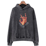 "Top Flame" Unisex Men Women Streetwear Graphic Hoodie Daulet Apparel