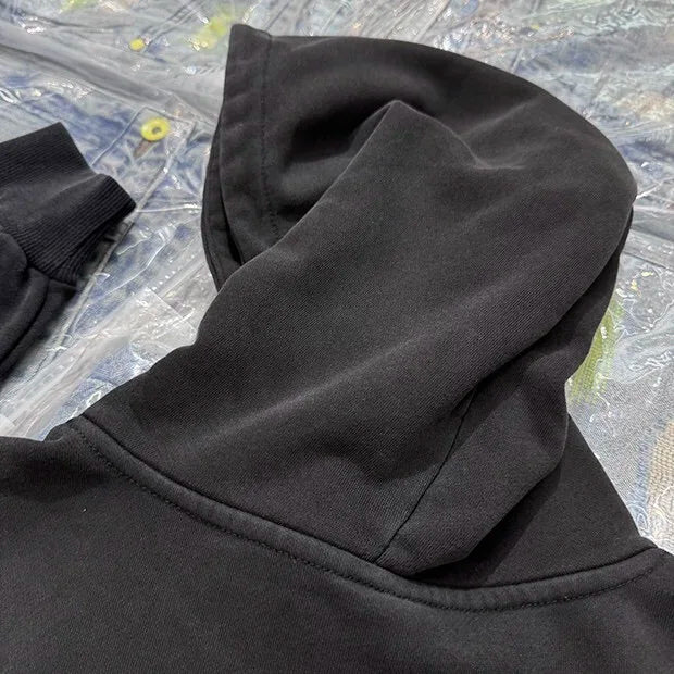 A woolen hoodie is loose Street King Limited
